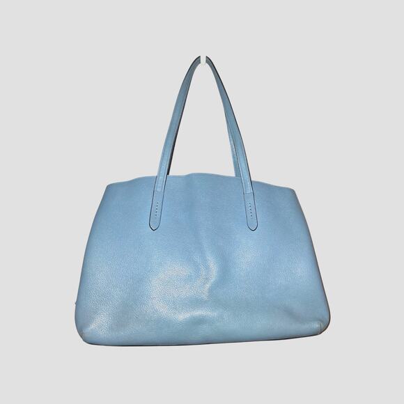 Coach Pebble Leather Tote Bag with Tag Charm - Picture 1 of 7